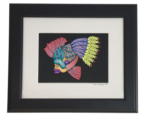 framed cane mapped Fish - Alice Stroppel